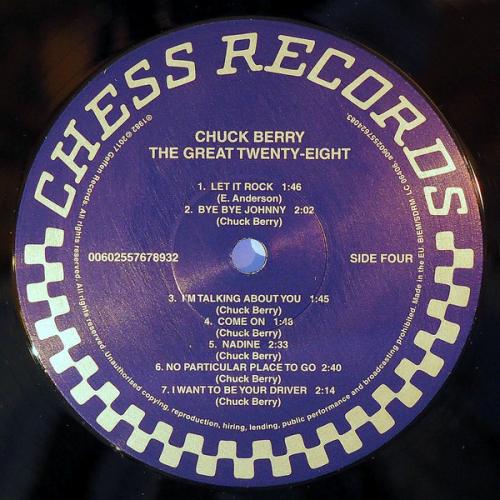 Виниловая пластинка Chuck Berry, The Great Twenty-Eight