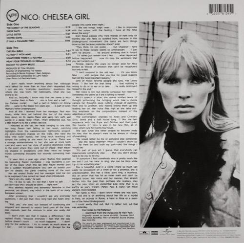 Виниловая пластинка Nico, Chelsea Girl