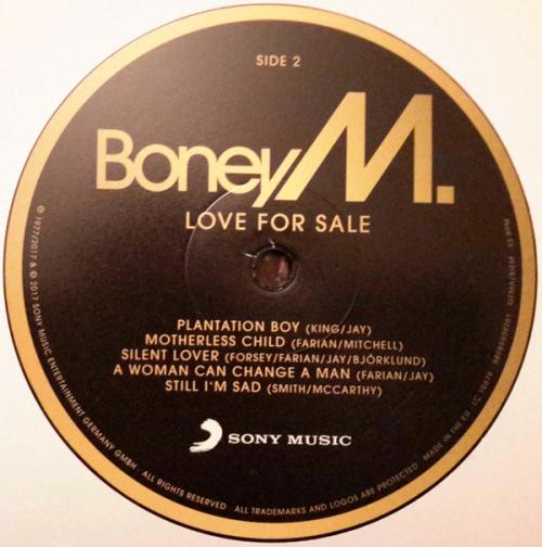 Виниловая пластинка Boney M. LOVE FOR SALE (140 Gram)