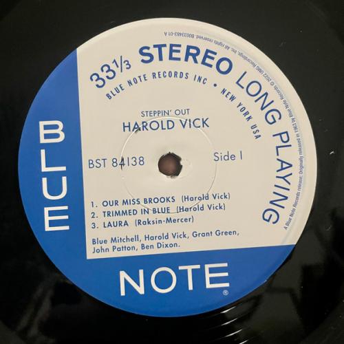 Виниловая пластинка Harold Vick - Steppin' Out! (Tone Poet Vinyl) (Black Vinyl LP)