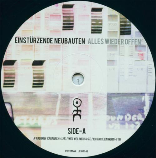 Виниловая пластинка Einsturzende Neubauten - Alles Wieder Offen (Black Vinyl 2LP)