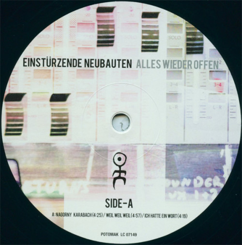 Виниловая пластинка Einsturzende Neubauten - Alles Wieder Offen (Black Vinyl 2LP)