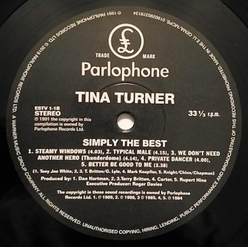 Виниловая пластинка Turner, Tina, Simply The Best (Black Vinyl)
