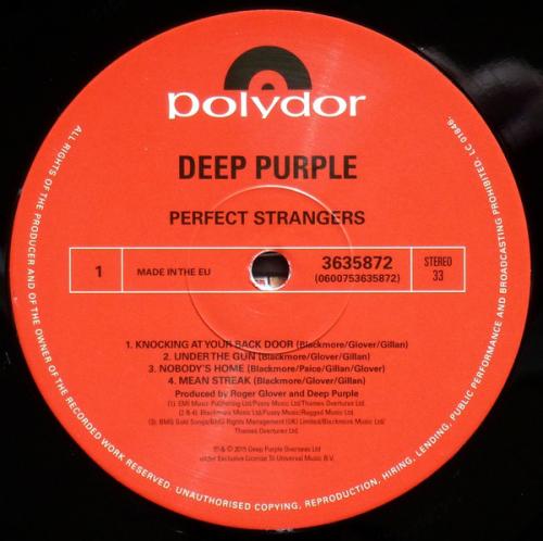 Виниловая пластинка Deep Purple, Perfect Strangers