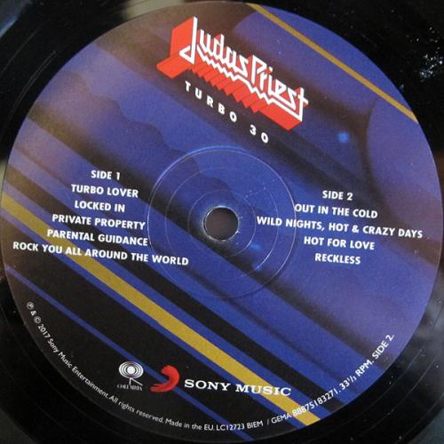 Виниловая пластинка Sony Judas Priest Turbo (30Th Anniversary) (180 Gram/Remastered)