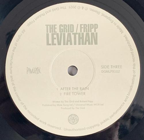 Виниловая пластинка Robert Fripp; The Grid - Leviathan (Black Vinyl 2LP)
