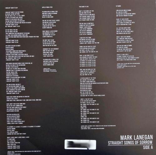 Виниловая пластинка Mark Lanegan - Straight Songs Of Sorrow (Black Vinyl 2LP)