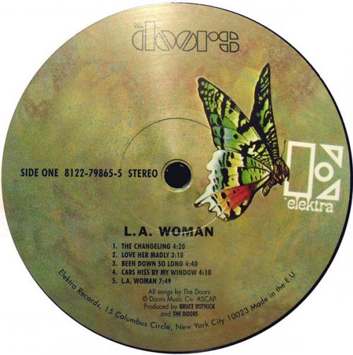 Виниловая пластинка WM The Doors L.A. Woman (Stereo) (180 Gram Black Vinyl/Remastered)