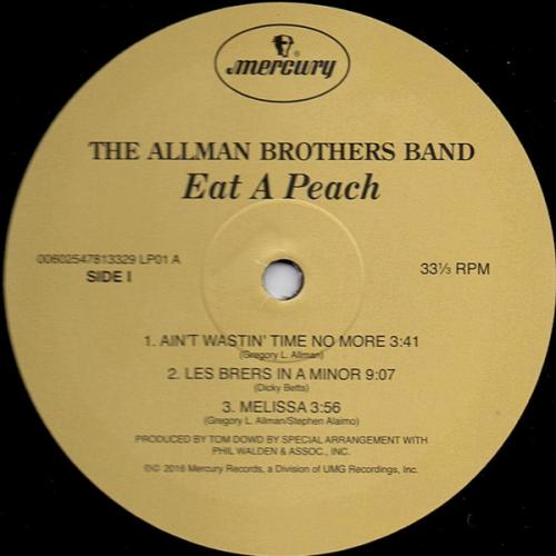 Виниловая пластинка Allman Brothers Band, The, Eat A Peach