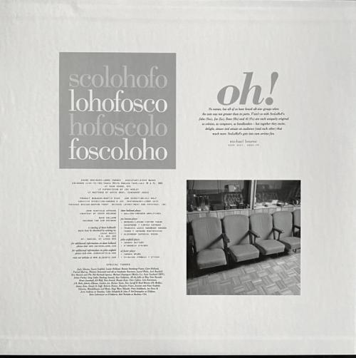 Виниловая пластинка Scolohofo - Oh! (Tone Poet) (Black Vinyl 2LP)