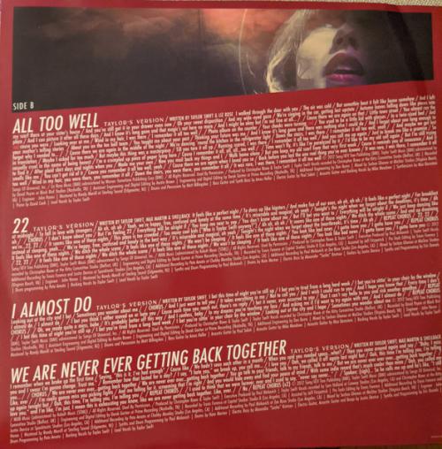 Виниловая пластинка Taylor Swift - Red (Taylor's Version) (Black Vinyl 4LP)