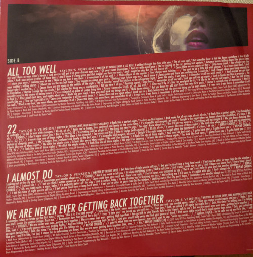 Виниловая пластинка Taylor Swift - Red (Taylor's Version) (Black Vinyl 4LP)