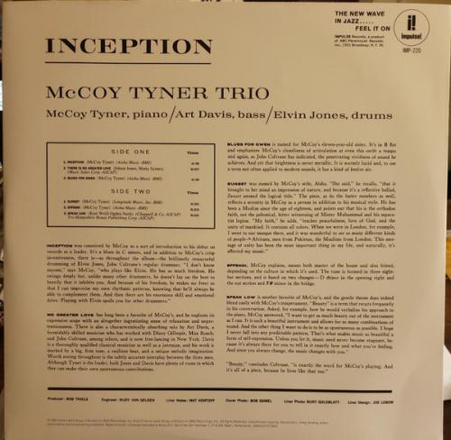 Виниловая пластинка Tyner, McCoy, Inception