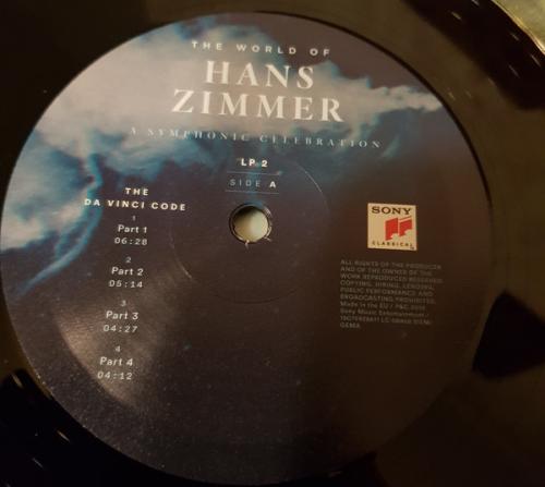 Виниловая пластинка Sony Hans Zimmer The World Of Hans Zimmer - A Symphonic Celebration (Limited 180 Gram Black Vinyl/Gatefold)