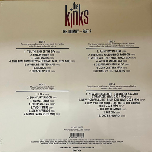 Виниловая пластинка The Kinks - The Journey - Pt. 2 (Black Vinyl 2LP)