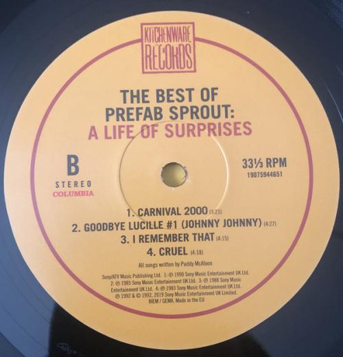 Виниловая пластинка Prefab Sprout, A Life Of Surprises - The Best Of (180 Gram Black Vinyl/Gatefold/Remastered)