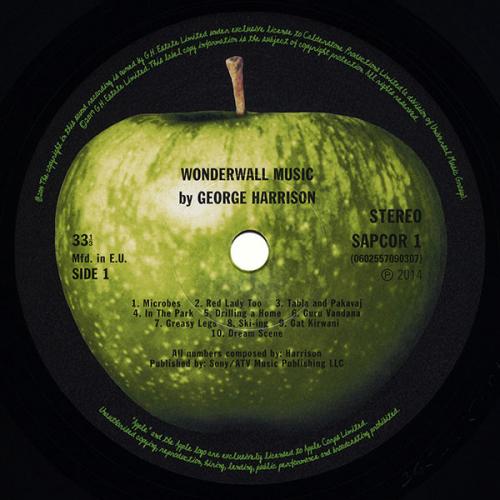 Виниловая пластинка Harrison, George, Wonderwall Music