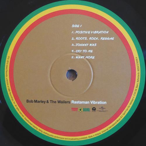 Виниловая пластинка Bob Marley & The Wailers, Rastaman Vibration (2015 LP)