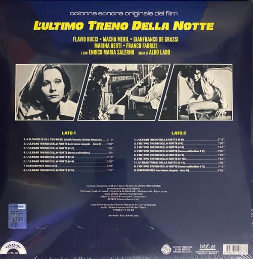 Виниловая пластинка Саундтрек - L'Ultimo Treno Della Notte (Ennio Morricone) (Coloured Vinyl LP)