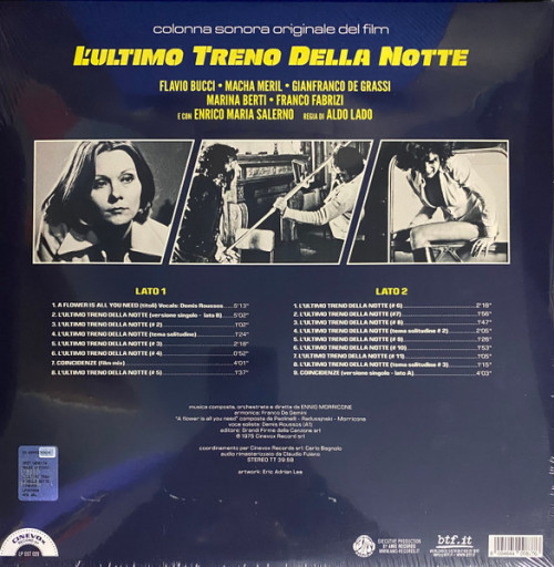 Виниловая пластинка Саундтрек - L'Ultimo Treno Della Notte (Ennio Morricone) (Coloured Vinyl LP)