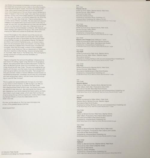 Виниловая пластинка WM Joy Division / New Order Total: From Joy Division To New Order (180 Gram Black Vinyl)