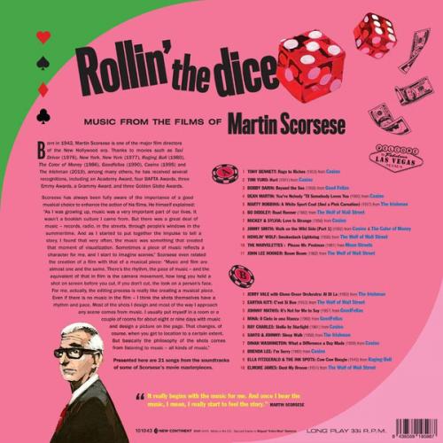 Виниловая пластинка Various Artists - Rollin The Dice: Music From The Films Of Martin Scorsese (Green Vinyl LP)