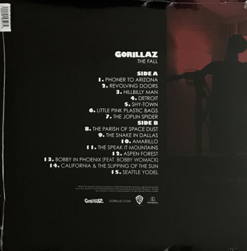 Виниловая пластинка Gorillaz, The Fall (Black Vinyl)
