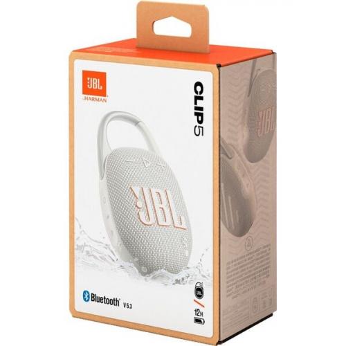 Портативная колонка JBL Clip 5 White