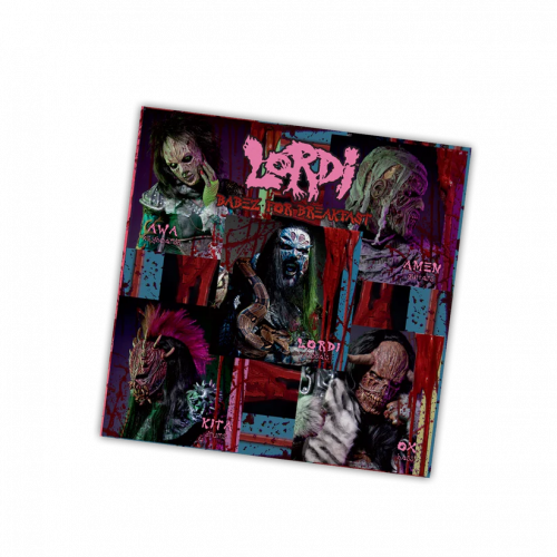 Виниловая пластинка Lordi - Babez For Breakfast (Pink & Red Marbled Vinyl LP)