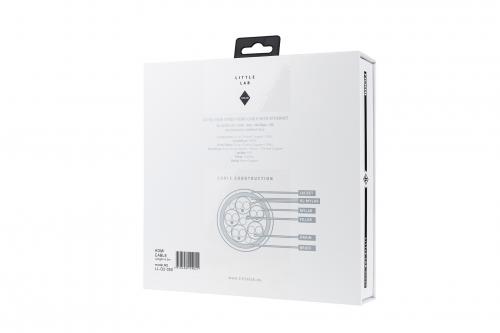 HDMI кабель Little Lab Ocean (8K/4320p/HDR/60p/48Gbps/10% Silver) X 5.0 м (LL-O2-050)