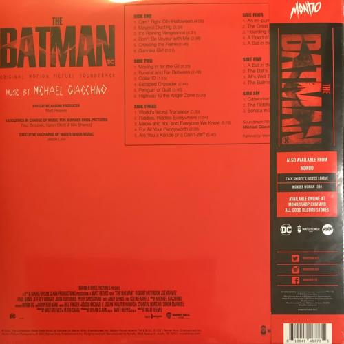 Виниловая пластинка OST - The Batman (Michael Giacchino) (Solid Coloured Vinyl 3LP)