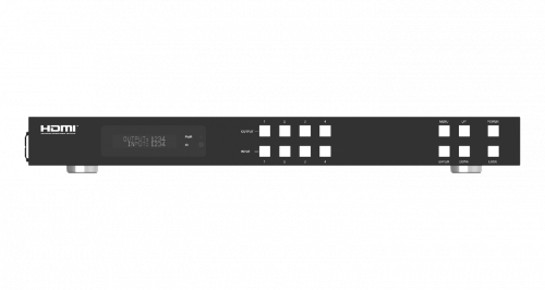 Набор из матричного коммутатора HDMI и приемников HDBaseT Prestel MHT-44R150