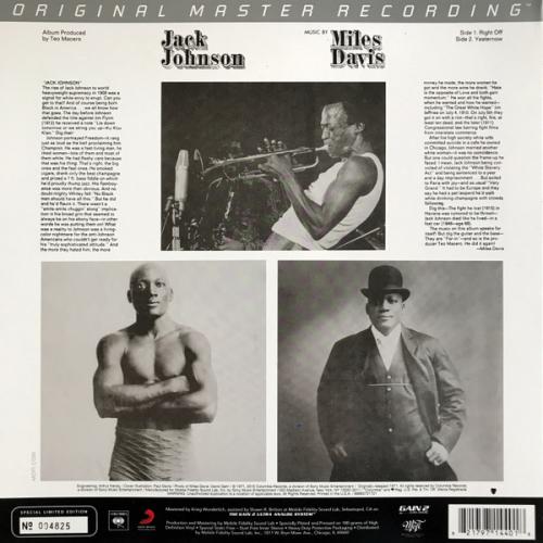 Виниловая пластинка Miles Davis - A Tribute To Jack Johnson (Original Master Recording) (Black Vinyl LP)