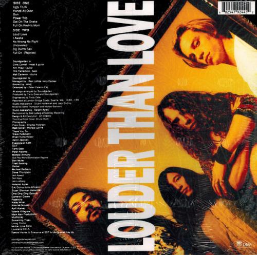 Виниловая пластинка Soundgarden, Louder Than Love