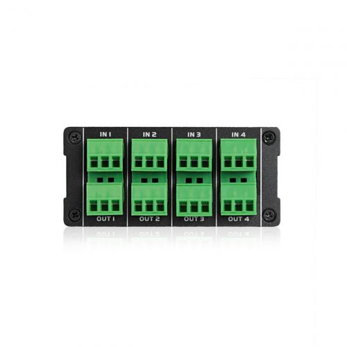 Транскодер аналоговых аудиосигналов и сигналов Dante Qtex QAI 4BY4iPOE