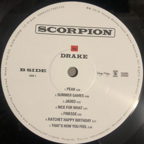 Виниловая пластинка Drake, Scorpion