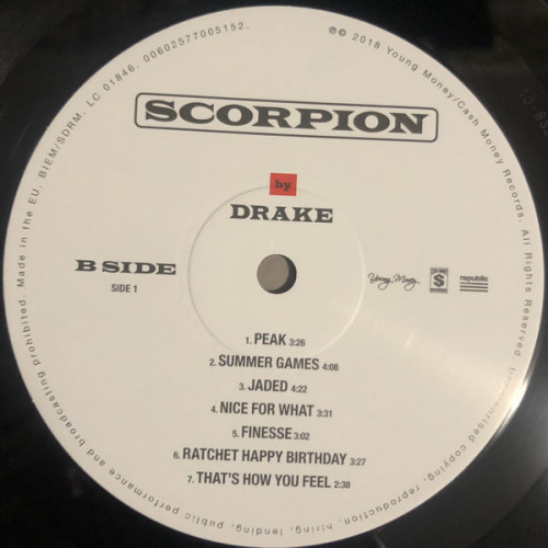 Виниловая пластинка Drake, Scorpion