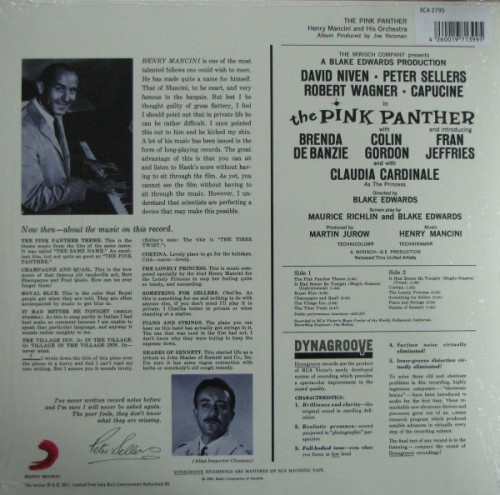 Виниловая пластинка OST - The Pink Panther (Henry Mancini) (Analogue) (Black Vinyl LP)