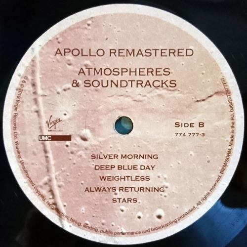 Виниловая пластинка Eno, Brian, Apollo: Atmospheres And Soundtracks