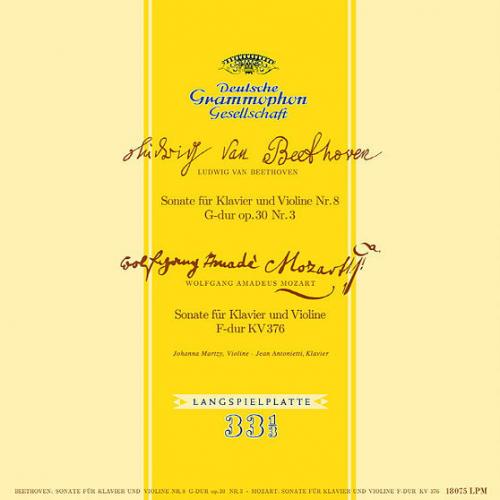 Виниловая пластинка Johanna Martzy; Antonietti, Jean - Beethoven/ Mozart: Sonatas For Violin And Piano (Analogue) (Black Vinul LP, Mono)