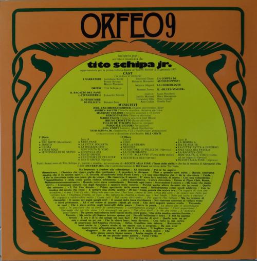 Виниловая пластинка Tito Jr.Schipa - Orfeo 9 (Coloured Vinyl 2LP)