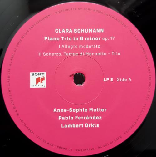 Виниловая пластинка Mutter, Anne-Sophie; Ferrandez, Pablo - Brahms: Double Concerto; Schumann: Piano Trio (180 Gram Black Vinyl 2LP)