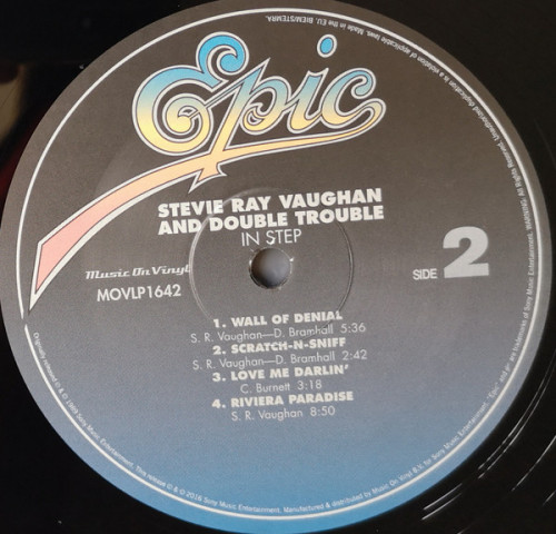 Виниловая пластинка Stevie Ray Vaughan - In Step (Black Vinyl LP)
