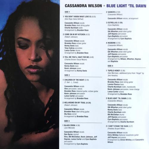 Виниловая пластинка WILSON CASSANDRA - Blue Light Til Dawn (2Винил)