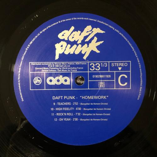 Виниловая пластинка Daft Punk - Homework (Black Vinyl 2LP)