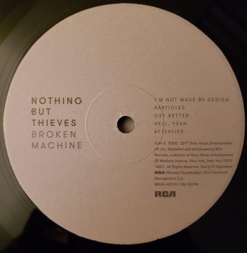 Виниловая пластинка Nothing but Thieves BROKEN MACHINE