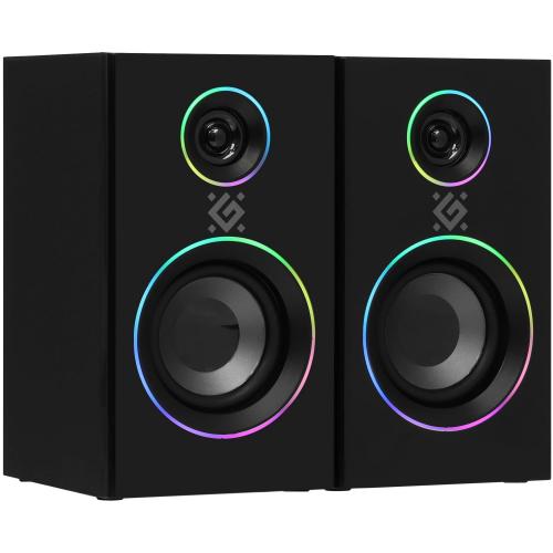 Колонки компьютерные Defender 20W BLACK 2.0 SOLAR