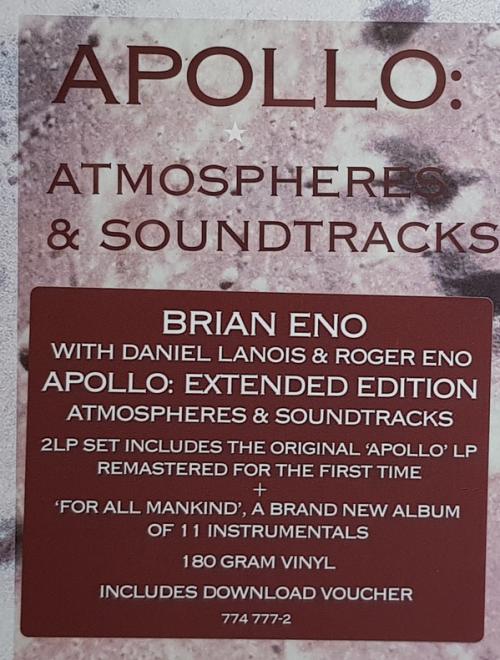 Виниловая пластинка Eno, Brian, Apollo: Atmospheres And Soundtracks