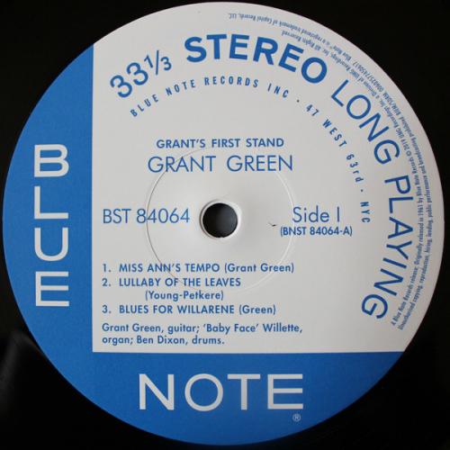 Виниловая пластинка Green, Grant, Grant's First Stand