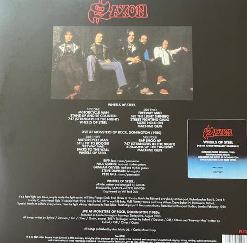 Виниловая пластинка Saxon - Wheels Of Steel (Blue & Red Vinyl 2LP, RSD2025)